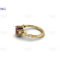 thumbnail image 2 of Solitaire Round 6 MM Red Garnet Gemstone 925 Sterling Silver Women's Birthstone Stacking Ring Jewelry, 2 of 2