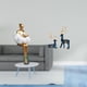 thumbnail image 2 of Figura de resina de chica estética y estatua de reno y ciervo, escultura de arte abstracto, decoración creativa para oficina y sala de estar., 2 of 8