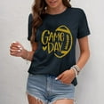 thumbnail image 4 of Youyipin Womens T Shirts Football Shirts For Women Game Day Tshirt Sunday Football Graphic Tee Top Funday Shirt Blouse Graphic Tees For Women, 4 of 4