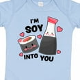 thumbnail image 4 of Inktastic I'm Soy into You with Cute Soy Sauce and Sushi Boys or Girls Baby Bodysuit, 4 of 5
