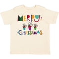 thumbnail image 3 of Inktastic Merry Christmas Holiday Gift Boys or Girls Toddler T-Shirt, 3 of 5