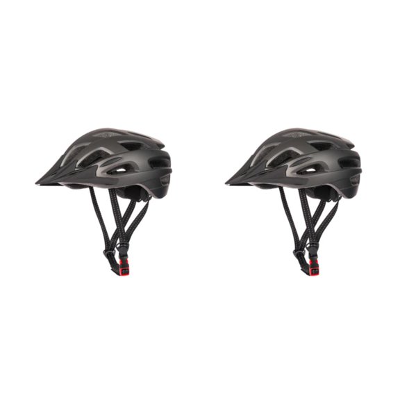 Advancent Fuerte resistencia al impacto Cascos de ciclismo para seguridad y protección Casco de bicicleta Cascos de bicicleta negro gris tamaño gris negro tamaño libre 2piezas