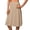 Nude, variant on Women's Shadowline 4711625 25 Inch Flare Daywear Half Slip (White M)