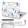 thumbnail image 1 of For Macbook Air15 Air13 Air M2 2022/M1/M2/Pro13Pro14/Pro16 Shell Plant Leaf Pattern Protector For Lightweight Heat Dissipation, 1 of 5
