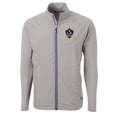 thumbnail image 2 of Men's-Cutter & Buck  Gray LA Galaxy Adapt Eco Knit Hybrid Recycled Full-Zip Jacket, 2 of 3