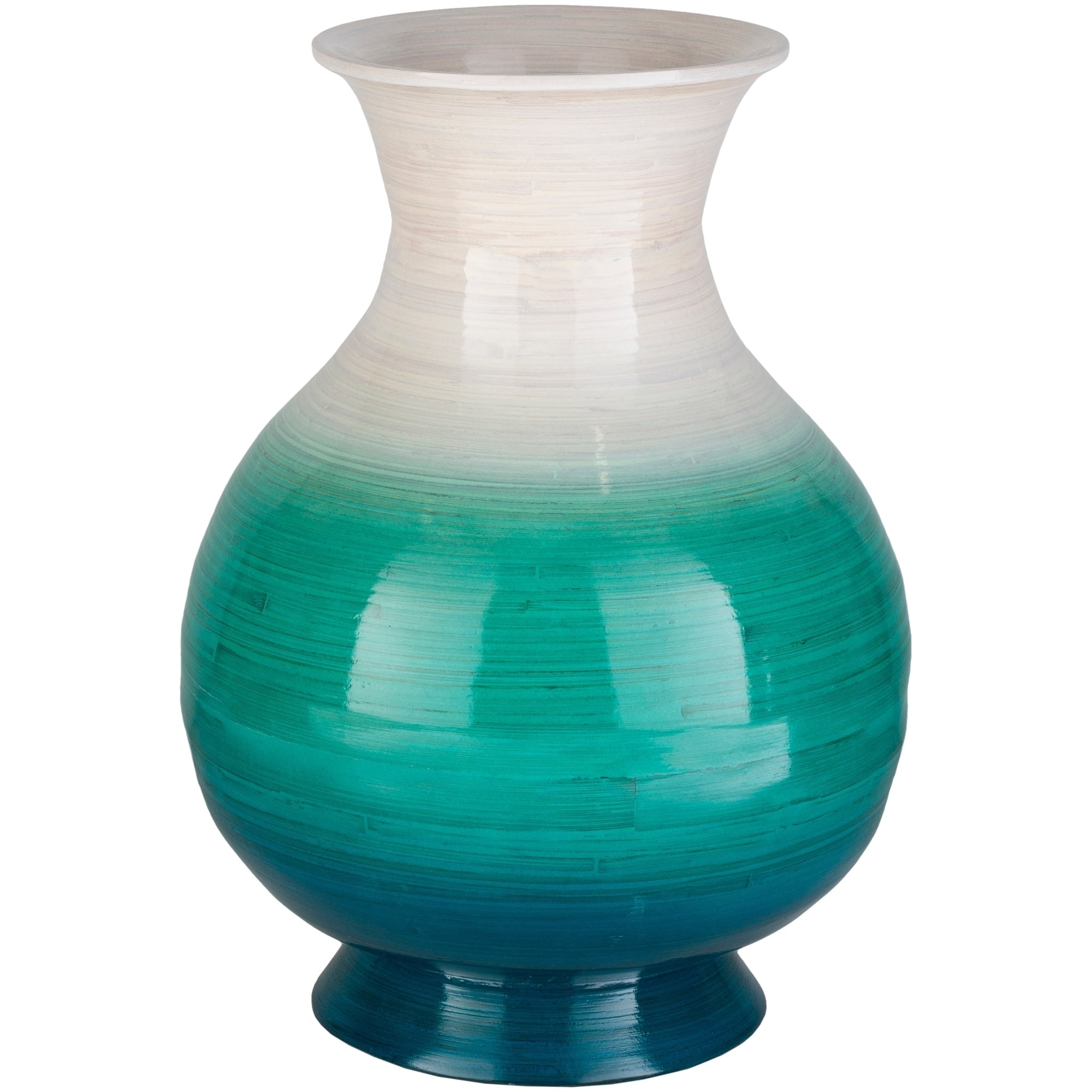 teal vase modern decorative natural fiber walmart liane