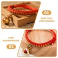 thumbnail image 2 of HEALEEP 2Pack Metal and Rope Cat Collar with Bell for Kittens and Small Cats for Daily Use, 2 of 8