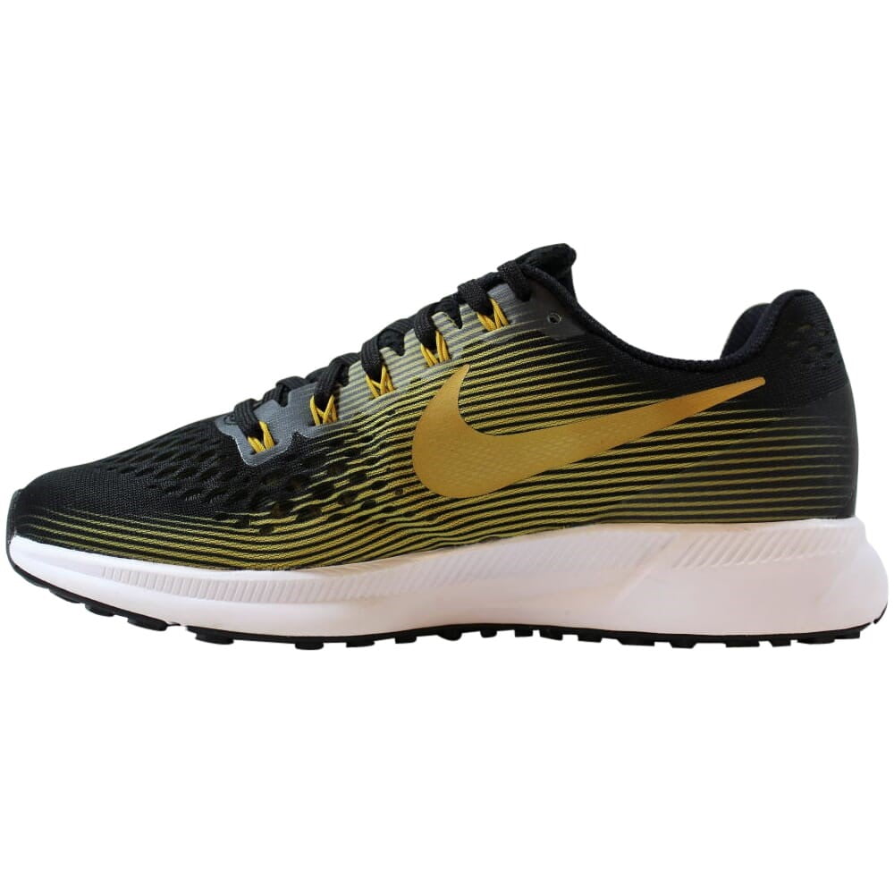 nike pegasus black and gold