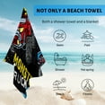 thumbnail image 4 of GZHJMY Beach Towel for Women Girls, Mtcartoon Cool Toy Red Racing Car Bath Towel, Oversized Lightweight Sport Towel, 31x51 Inch, 4 of 7