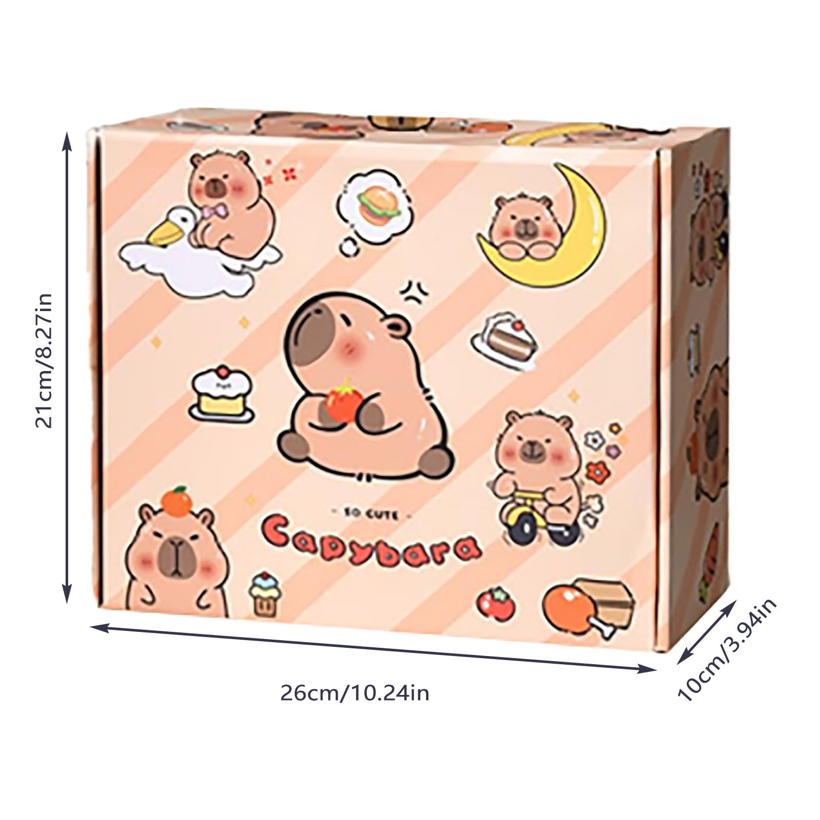 Pack De 3 Taille-crayons Manuels Avec Capybara - Récipient Amovible Transparent - Pour école, Bureau, Trousse