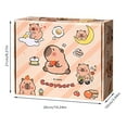 thumbnail image 3 of Capybara Stationery Set Capybara Things Pencil Large With Pencils Stickers Pencil Sharpener Cute Stationery Set For Children (A), 3 of 7
