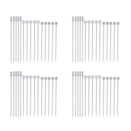 

60X Stainless Steel Cocktail Picks Martini Picks Set