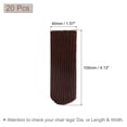 thumbnail image 2 of Calcetines Protectores para Patas de Silla Uxcell 20Pcs Calcetín de Muebles Tejido para Pisos de Madera Marrón Oscuro, 2 of 7