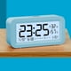thumbnail image 4 of Reloj electrónico digital con pantalla LED, reloj electrónico estéreo con pantalla digital, despertador con función de repetición, cambio de 12/24 h, reloj despertador con cuenta regresiva., 4 of 8