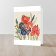 thumbnail image 4 of CafePress - IRIS FLOWER WATERCOLOR - Greeting Cards (Pk of 10) Glossy, 4 of 4