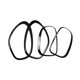 thumbnail image 1 of 4 Pack for Countryman R60 2011-2016 Front and Rear Headlight Frame Ring Cover Trim Accessories, 1 of 5