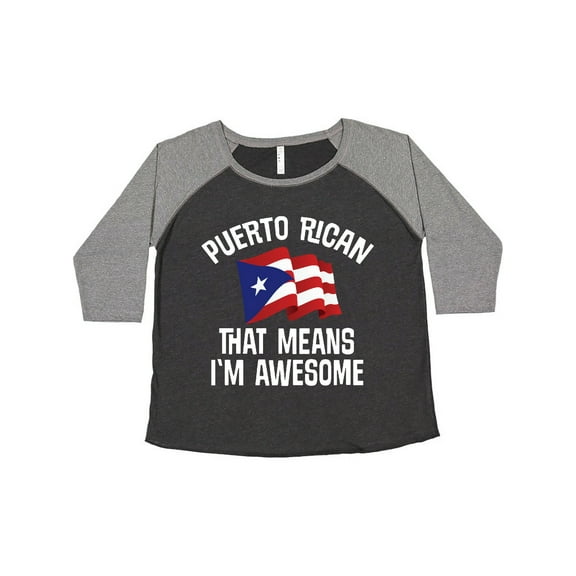 Inktastic Puerto Rican Awesome Women's Plus Size T-Shirt