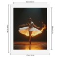 thumbnail image 2 of Paint By Numbers Kit for Adults Beginner - DIY Ballet Dancer Fiery Elegance Canvas Painting Kits for Adults, Frameless Paint By Number for Adults for Home Wall Decor 16x20 Inch, 2 of 7