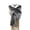 Gray, variant on Womens Fake Faux Fur Shawl Wrap with Hole Fluffy Plush Collar Shrug for Cocktail Reception Party Warm Winter Evening Dress Cape Long 160Cm Wine
