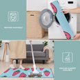 thumbnail image 6 of Red Strawberry Plants Blue Pattern Kitchen Rugs Sets Of 3,Kitchen Runner Rugs Non Skid Washable,Decorative Kitchen Floor Mats for Kitchen,Sink,Laundry,17"x30"+ 17"x47" + 17"x59", 6 of 6