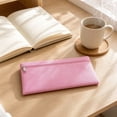 thumbnail image 5 of Summer Saving!Back_to_School Supplies Under $1 dollars!Special Pencil Case Pouch, Solid ColorCloth Pencil Case Large Capacity Portable Zipper Pouch Stationery Bag ForPrimaryCampus Supplies, Pink, 5 of 7