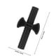 thumbnail image 2 of Trampoline Replacement Parts Cross Shaped Trampoline Parts Children Outdoor Play Black Abs Support and Fix 12Pcs, 2 of 5
