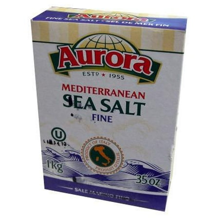 Aurora Salt - Sea Salt, Mediterranean, FINE (Aurora) 1kg (35 oz)