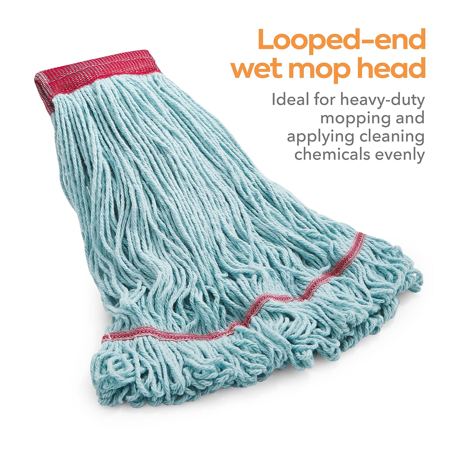 COASTWIDE Looped-End Wet Mop Head Large Recycled PET 5