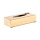 thumbnail image 3 of Portarrollos de papel higiénico para baño, caja de pañuelos para baño de hotel Más dorado, 3 of 9
