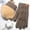 khaki, variant on Nonslip Winter Cold Proof Double Layer Driving Gloves Touch Screen Gloves Thickened Plush Knitted Gloves NAVY BLUE