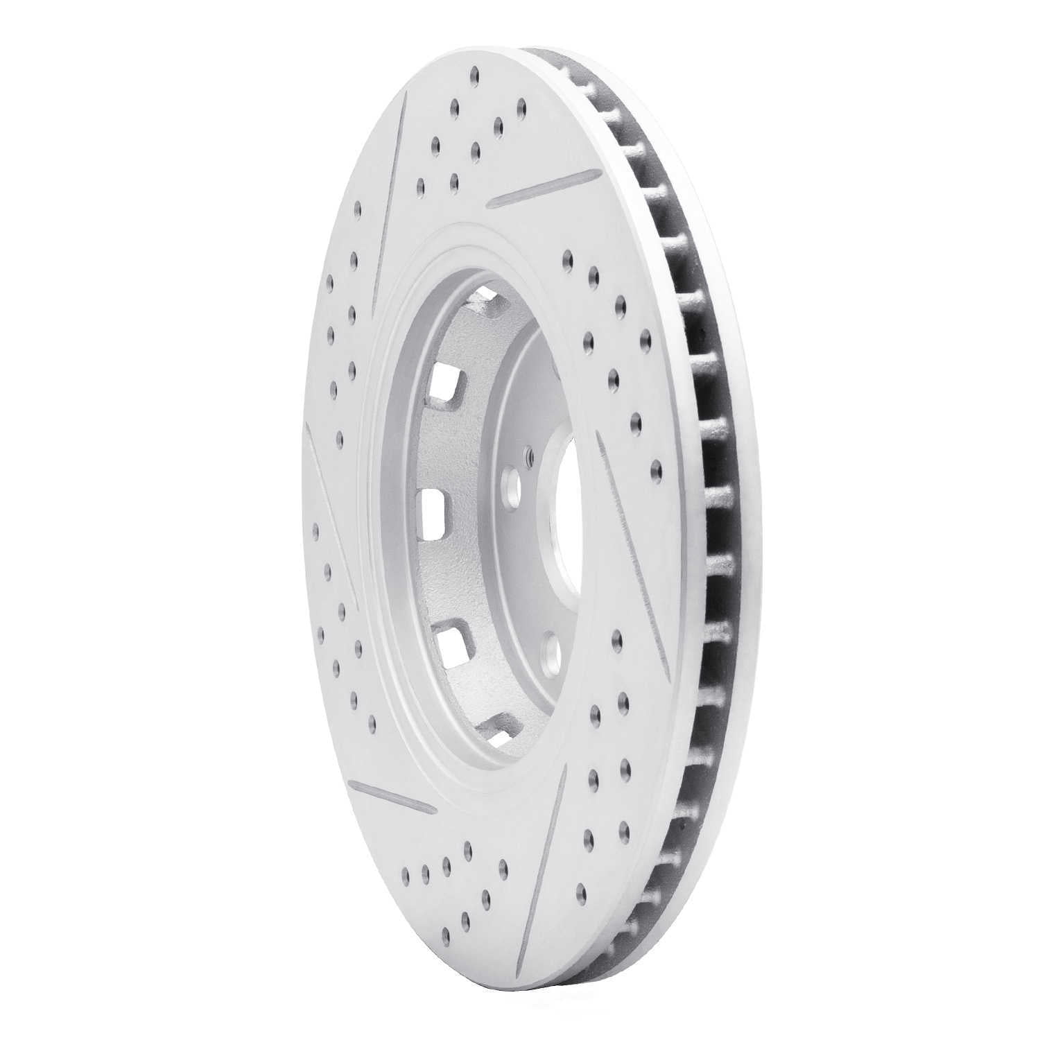 Dynamic Friction Company 830-76085R DFC Geoperformance Rotor - Drilled and Slotted