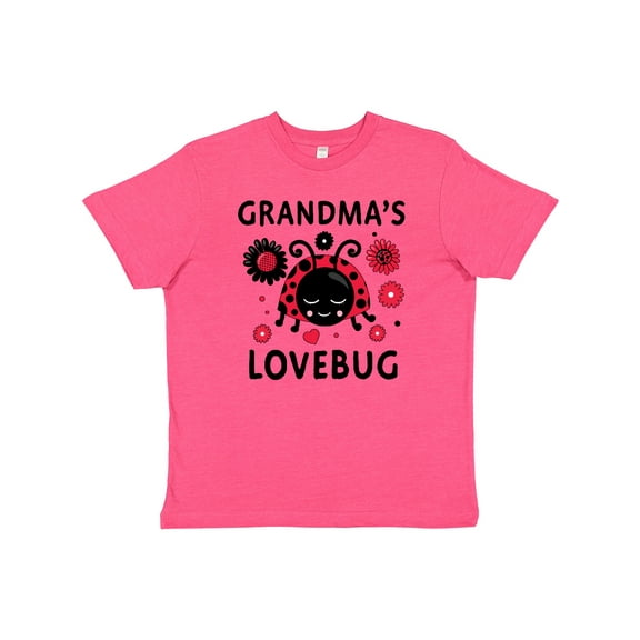 Inktastic Valentine's Day Grandma's Lovebug Youth T-Shirt