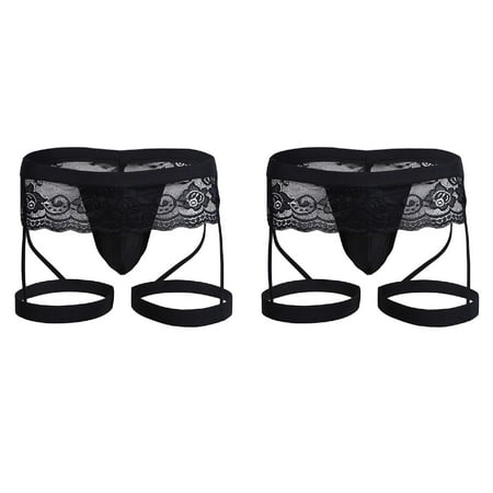2 Pack Mens Underwear Lace Thong Enhance Pouch Bikini Briefs Pants Romper Womens Lingerie Chemise Nightgowns for Women Women Pajamas Push up Strapless Bras for Women 34 Size