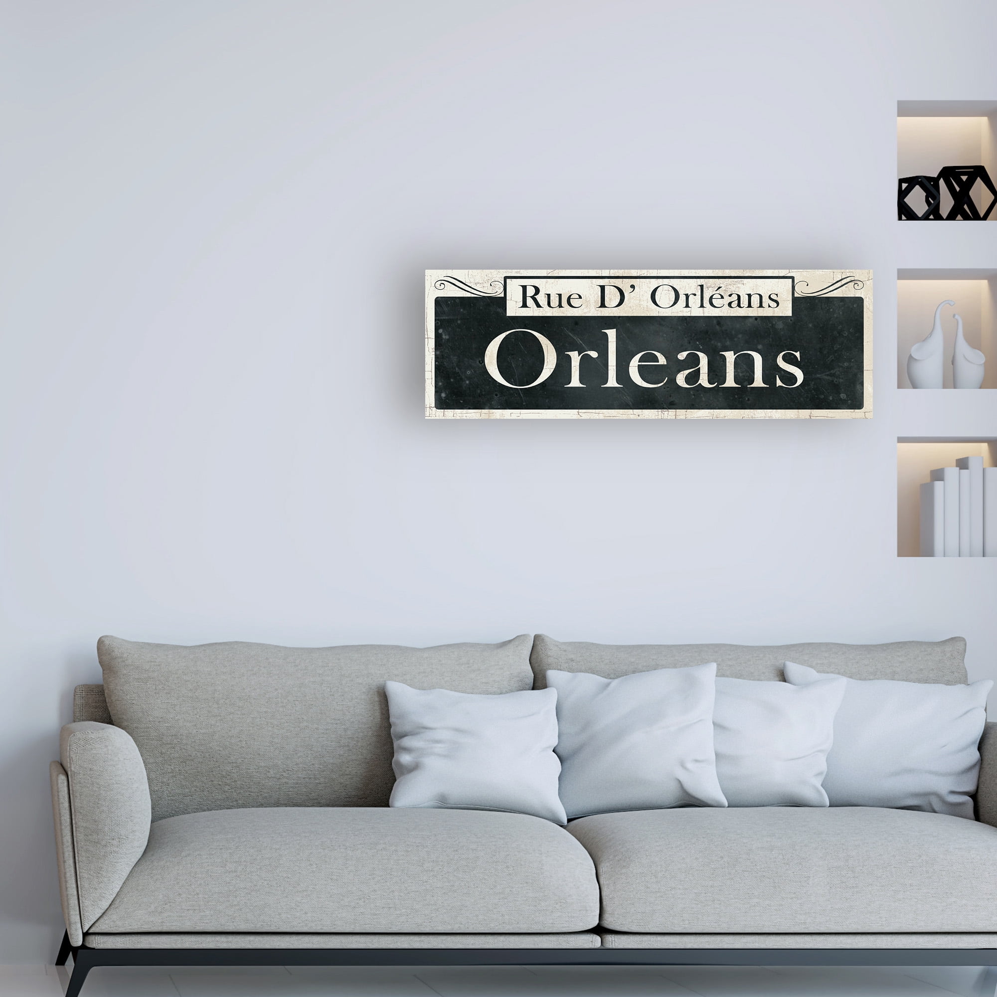Trademark Fine Art 'French Quarter Sign II' Canvas Art by Wild Apple Portfolio