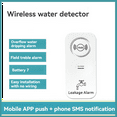 thumbnail image 3 of Tuya WIFI Water Sensor Water Leakage Detector 90db High Pitch Alarm for Kitchen Bathroom Basemen,1 * Water Sensor,White, 3 of 8