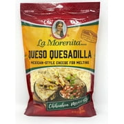 La Morenita Queso Quesadilla, Chihuahua-Style Melting Cheese, 16 oz, Resealable Plastic Bag, Refrigerated