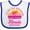 White and Royal, variant on Inktastic Enjoy the Sunshine Florida Summer Paradise Boys or Girls Baby Bib