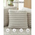 thumbnail image 7 of Oversized Curved L-Shape Sectional Sofa Couch with Chaise, 121" Modern Corduroy Boneless Couches Sofa with Deep Seat for Living Room, No Assembly Required(Cream White, Right Facing Chaise), 7 of 7
