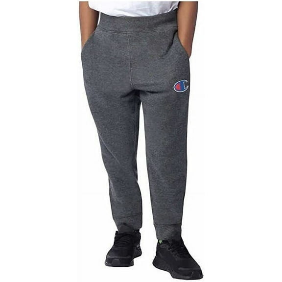 Champion Youth Boy's Jogger Sweatpants Granite Heather Size-M (10/12)