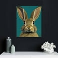 thumbnail image 5 of Nawypu Tin Sign Rabbit Bathroom Restroom Wall Tin Sign Retro Style Easter decorations, 5 of 5