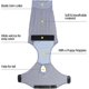 thumbnail image 3 of UBIUO Dog Diaper with a Puppy Nappies During Menstrual After Surgery Dog Surgery Recovery Suit E Collar Cone Alternative for Female Male Dogs, 3 of 4