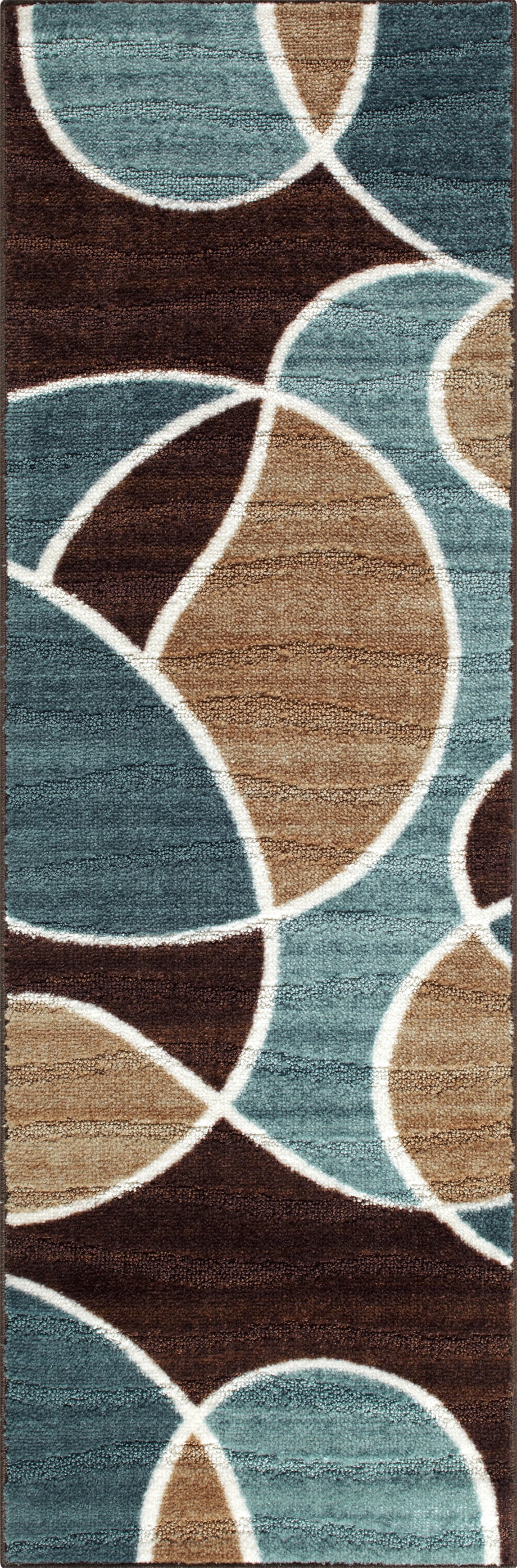 Better Homes & Gardens Geo Waves Textured Print Area Rug or Runner Rug