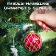 thumbnail image 4 of Ornament Hooks Ornament Hooks Ornament Hangers Ornament Hook for Trees Metal Wire Ornaments Hooks for Xmas Tree Decorations Hangin, Green, 4 of 8