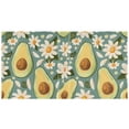 thumbnail image 2 of 2 Pcs Cartoon Avocado and Daisy Hardcover 3 Ring Binder 1.5” Round Rings Binder Organizer Letter Size Paper Pockets School Office Supplies, 2 of 9