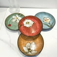 thumbnail image 4 of Ceramic Deep Plates For Kitchen, 8.5 in - Plates Set of 4 - For Steak,Salad, Pasta,Appetizer, Serving etc - Dishwasher, Microwave, and Oven Safe - For Breakfast, Lunch a, 4 of 7