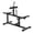 Black#1, variant on Exercise Equipment Soozier Soccer Rebounder Net, 3' x 3', Angle Adjustable Portable Training Goal Net with Quick Folding Design, Sturdy Metal Tube,Workout Equipment