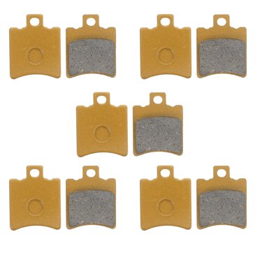 KAKOWELY 10pcs Motorcycle Brake Pads Rear Brake Pads And Rotors Kit Front Rear Brake Pads Brakes Scooter Mountain Bike Disc Brake Pads For Electric Motorcycles E Bikes And Go Karts