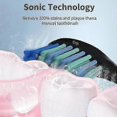 thumbnail image 3 of T5 Sonic Electric Toothbrush Adult Couple Rechargeable Electric Toothbrush 1 Handle 8 Brush heads 1 box, 3 of 4