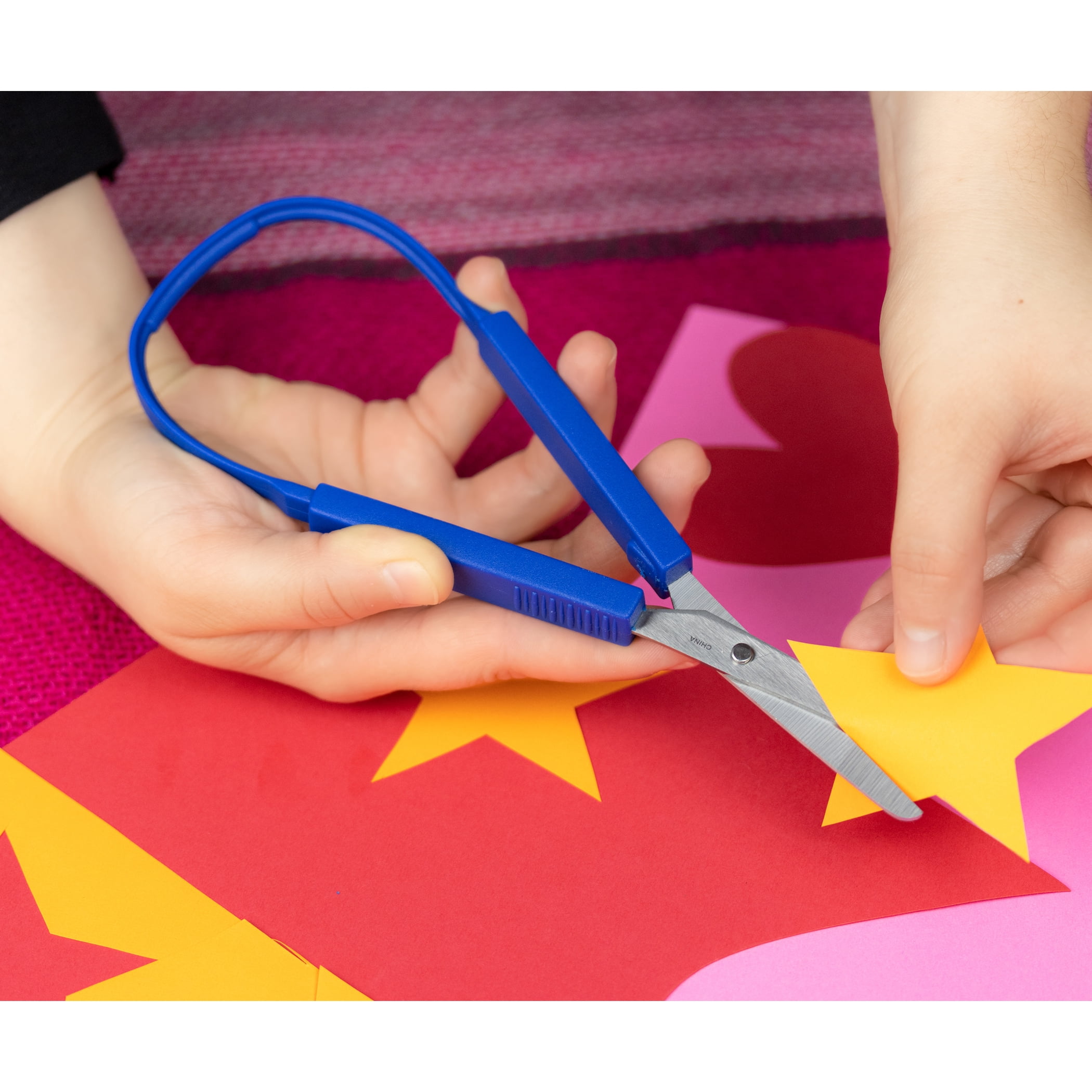 Armada Snippy Easy Spring Loop Scissors, Blunt Tip, Pack of 6