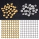thumbnail image 1 of 200pcs / Pack Tapas de Huecas para Pulseras Suministros para Joyas, 100 Piezas de Color Plateado Piezas de Color Do Hugo Tapas de cuentas de flores huecas, 1 of 10